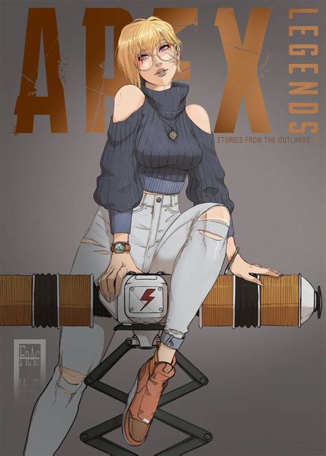 ArtStation - Apex Legends - Wattson | Feature magazine cover, FrAg MenT | Crypto apex legends ...