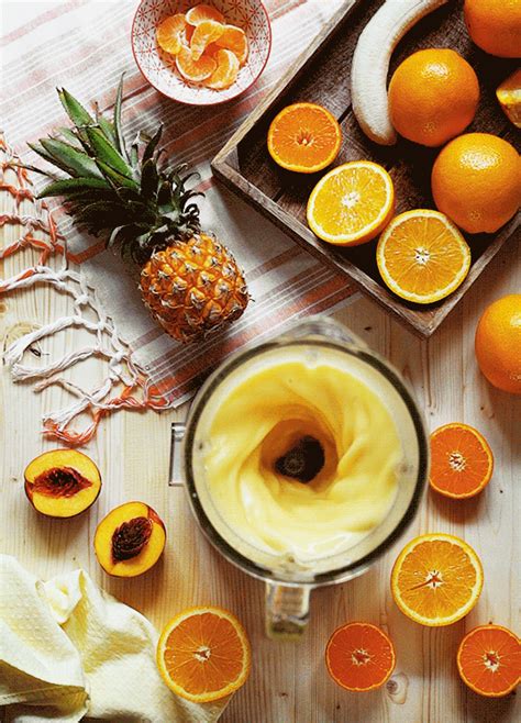 #orange #pineapple #juice #fruit #blender #food #gif #loop Pumpkin Pancakes Healthy, Healthy ...