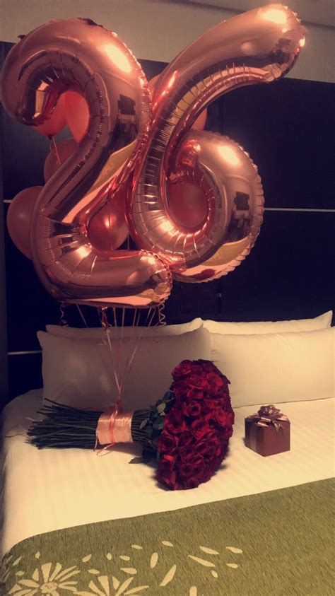 ROSE GOLD BALLOONS FOR MY 26TH BIRTHDAY | Birthday ideas for her, Happy ...