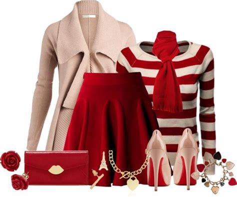25 Great Ideas of Valentines Day Outfits from Polyvore - Be Modish | Valentines outfits ...