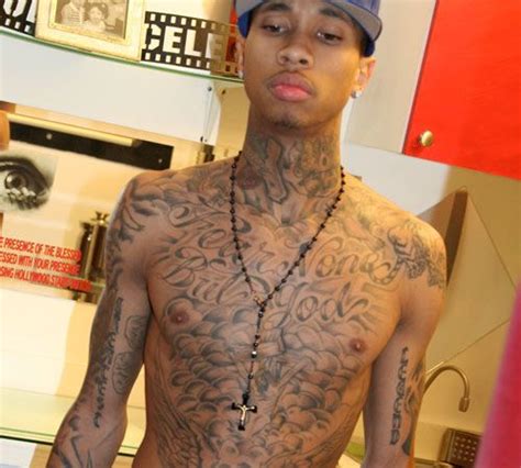 Tyga Face Tattoos