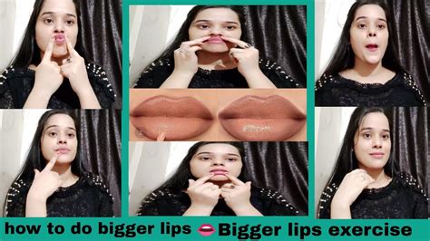 How to get bigger lips 👄bigger lips exercise - YouTube