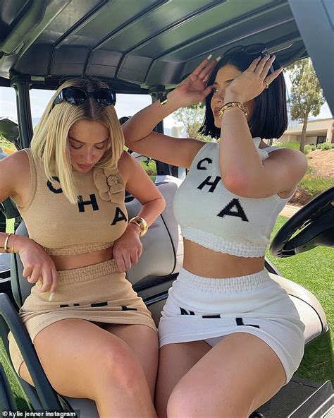 Kylie Jenner and her pal flaunt their curvy backside in coordinating ...