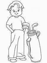 Golf Coloring Pages – Birthday Printable sketch template