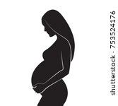 Embarazada, silueta, señora, madre, Stock de Foto gratis - Public Domain Pictures