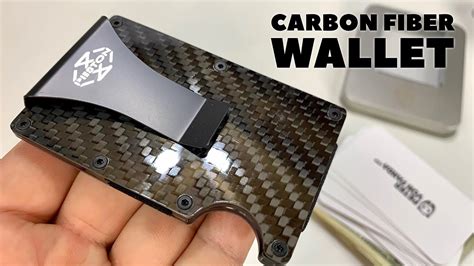 Minimalist Carbon Fiber Wallet Money Clip Review - YouTube