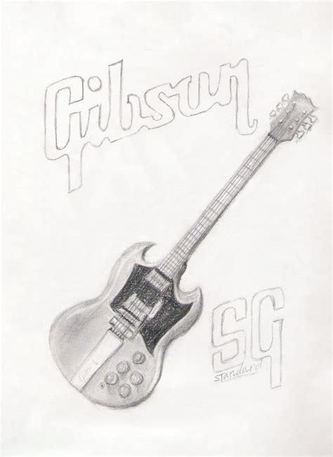 Gibson SG by sla-vka on DeviantArt