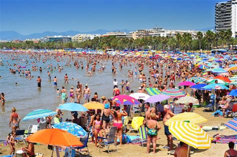 Llevant Beach, In Salou, Spain Editorial Image - Image: 29235875