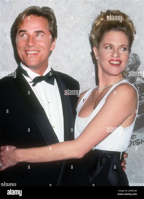 Don Johnson, Melanie Griffith, 1992, Photo By Michael Ferguson ...