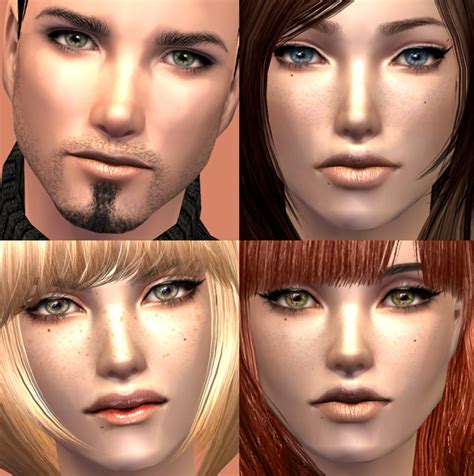 Mod The Sims - 4 realistic eye sets