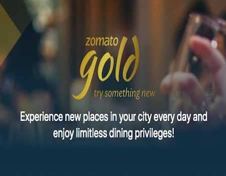 Zomato Gold Membership Offer: Flat Rs.1000 Cashback on 12 Month Membership