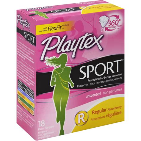 Playtex Sport Tampons, Plastic, Regular Absorbency, Unscented | Shop | Jerry's IGA