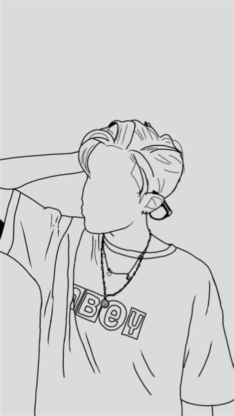 J-Hope | Sketsa, Buku mewarnai, Ilustrasi