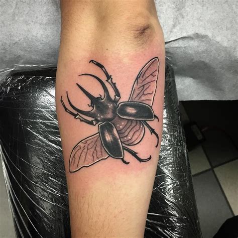 #bug #beatle #tattoo #idea #blackandgrey #mass #bridgewater | Tattoos, Insect tattoo, Beetle tattoo