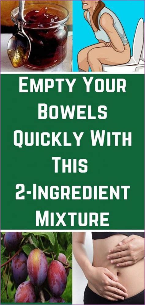 Empty Your Bowels Quickly With This 2-Ingredient Mixture in 2020 | Holistic remedies, Natural ...