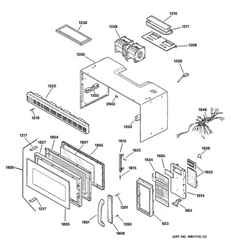 I am replacing the handle on a GE Spacemaker XL microwave oven, model JVM1331BW002. The top ...