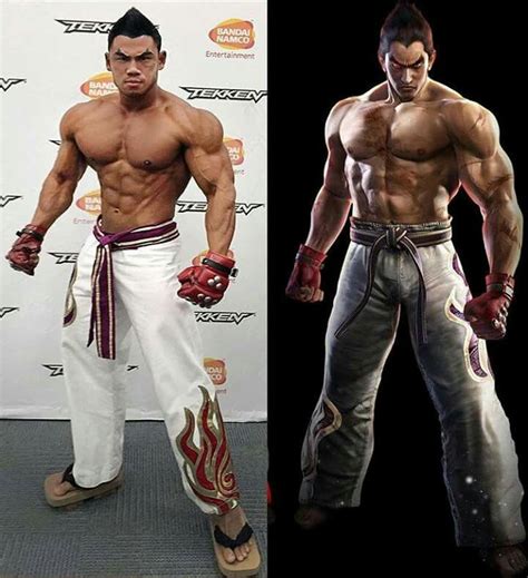 Tekken's Kazuya Mishima extreme cosplay. | Best cosplay, Cosplay characters, Cosplay