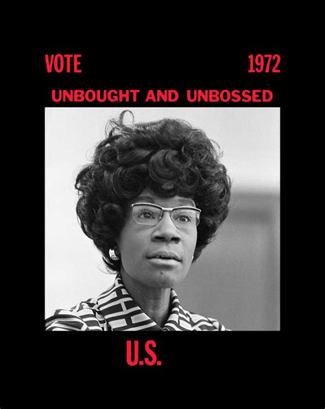 Usa 1972 Campaign Poster Unbought Unbossed Shirley Chisholm Tee T shirt Sweatshirt Pullover ...