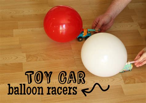 Toy Car Balloon Racers - Make and Takes