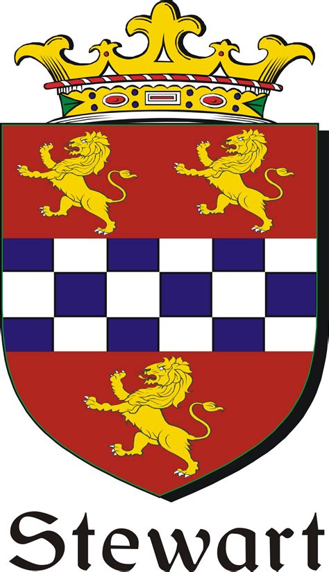 Stewart-2 Family Crest / Irish Coat of Arms Image Download - Tradebit