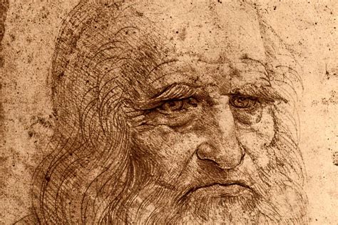 Leonardo Da Vinci Self Portrait Painting