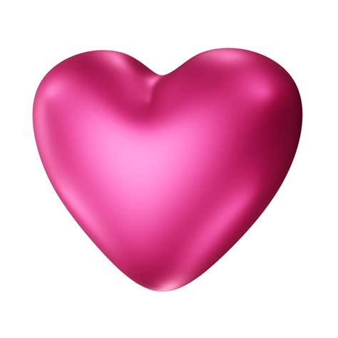 rosa, corazón, icono, 3d, ilustración 16584129 PNG