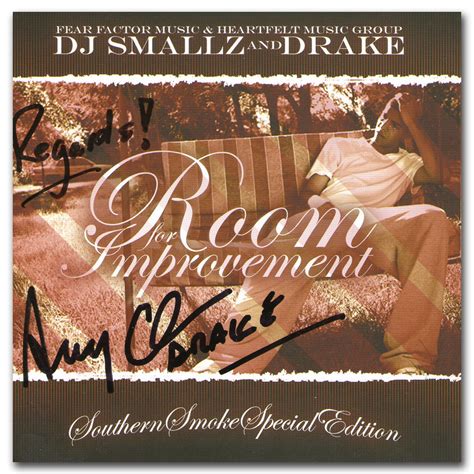 Drake Autographed CD - Room for Improvement - NHL Auctions