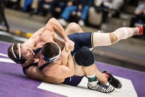 Wrestling: Northwestern finds silver linings in Michigan loss