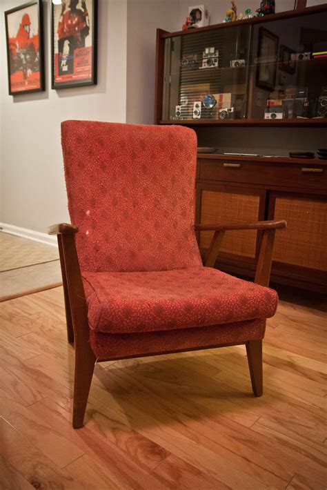 Mid-Century Lounge Chair (Before) V | A "before" shot of a m… | Flickr