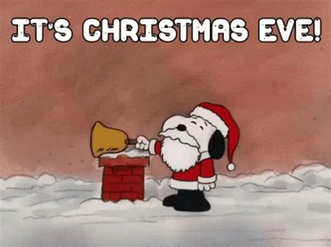 Christmas Eve Snoopy GIF – Christmas Eve Snoopy Bell – GIFs entdecken ...