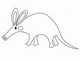 Adorable Aardvark Coloring Page  Free Printable Pages For Kids sketch template