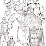 20+ Free Printable Avengers Coloring Pages - EverFreeColoring.com