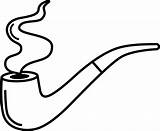 Smoking Pipe coloring page  ColouringPages sketch template