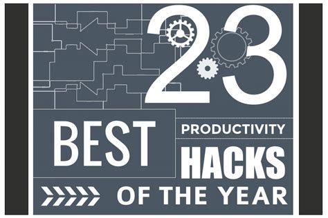 23 Best Productivity Hacks You Can Use Right Now (Infographic)