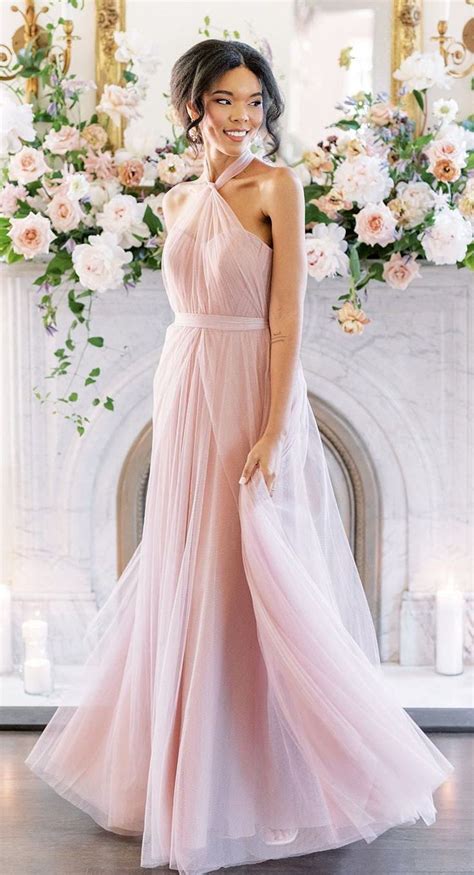 Bride-to-Be Giveaway! | Pink bridesmaid dresses long, Light pink wedding dress, Blush pink ...