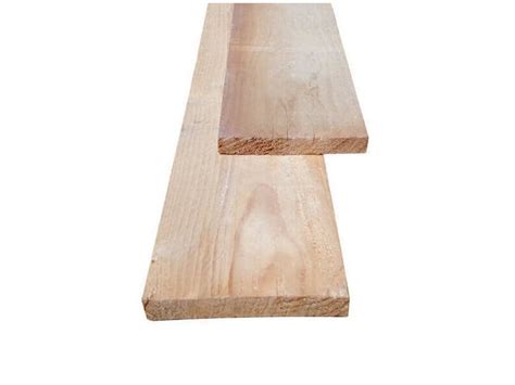 ME-vuren houten plank (bouwplank), ±23x180mm, II/III, fijnbezaagd, onbehandeld, 5000mm