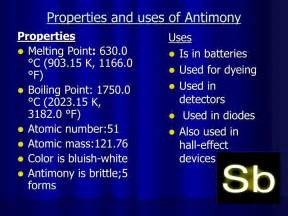 PPT - Antimony PowerPoint Presentation - ID:2737463