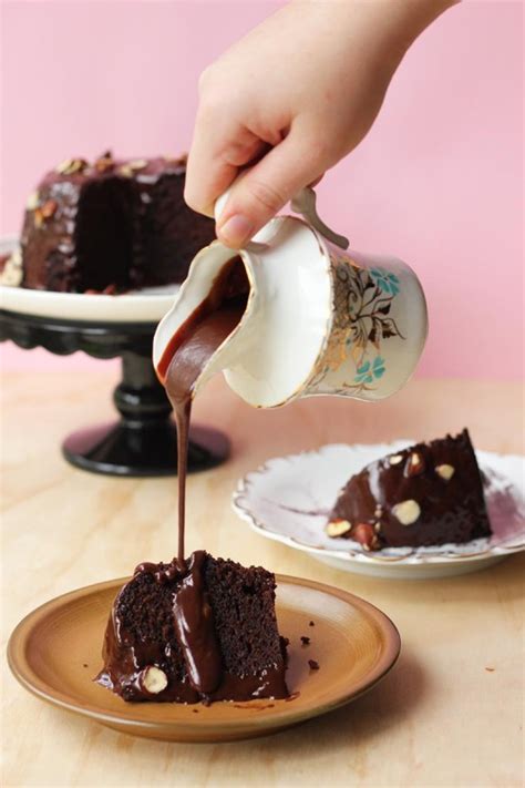 Steamed Chocolate Pudding with Choc-Hazelnut Sauce | The Sugar Hit