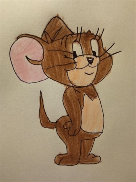 Here's a drawing I made of Jerry Mouse. What do you think? : r/cartoons