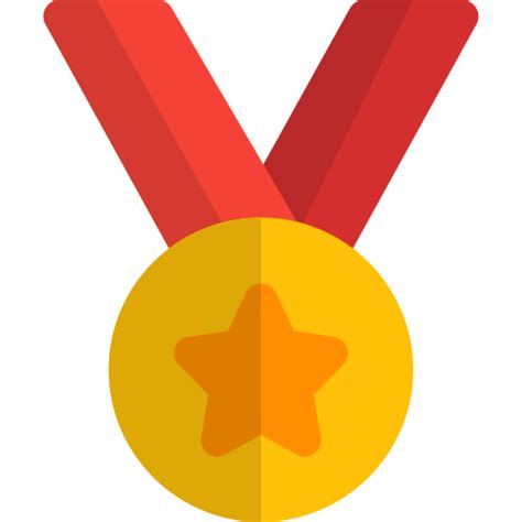 Medal ribbon Pixel Perfect Flat icon