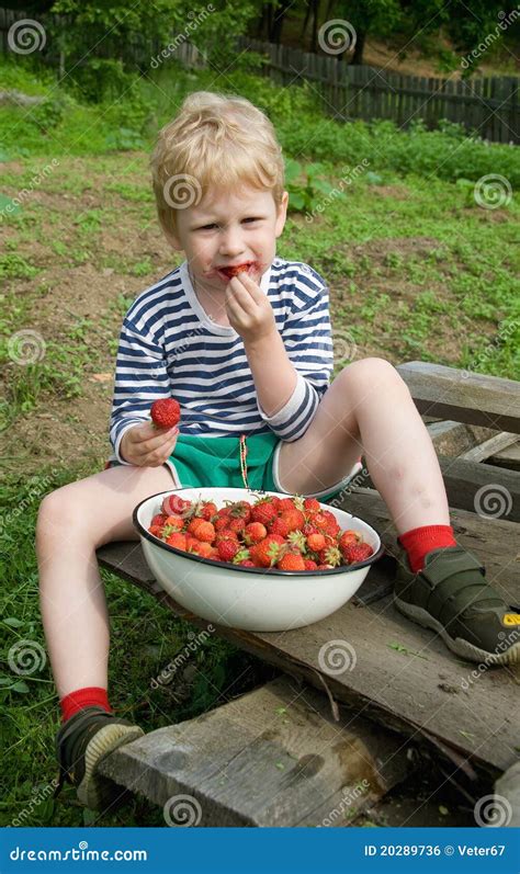 Child and berries stock photo. Image of natural, enjoy - 20289736