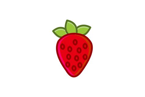 Strawberry Logo Design Graphic by WANGS · Creative Fabrica