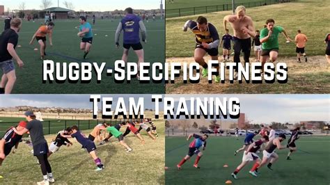 Rugby Specific Fitness Team Training - YouTube