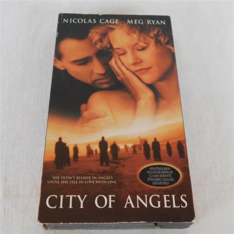 City Of Angels VHS 1998 Nicolas Cage Meg Ryan Dennis Franz Andre Braugher Drama 85391632030 | eBay