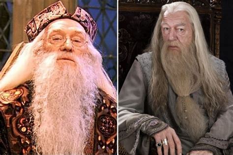 Richard Harris vs. Michael Gambon as Dumbledore in Harry Potter