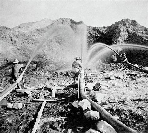 Hydraulic Mining Photograph by Library Of Congress/science Photo Library - Fine Art America