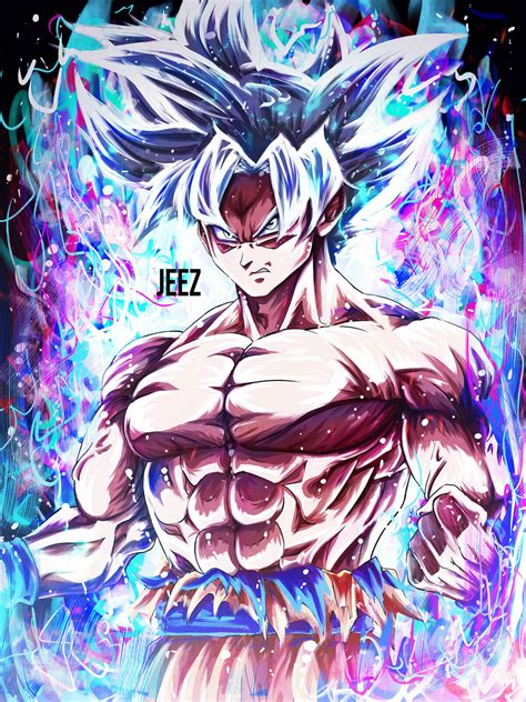 JeeZ Art - Mastered/Ultra Instinct Goku