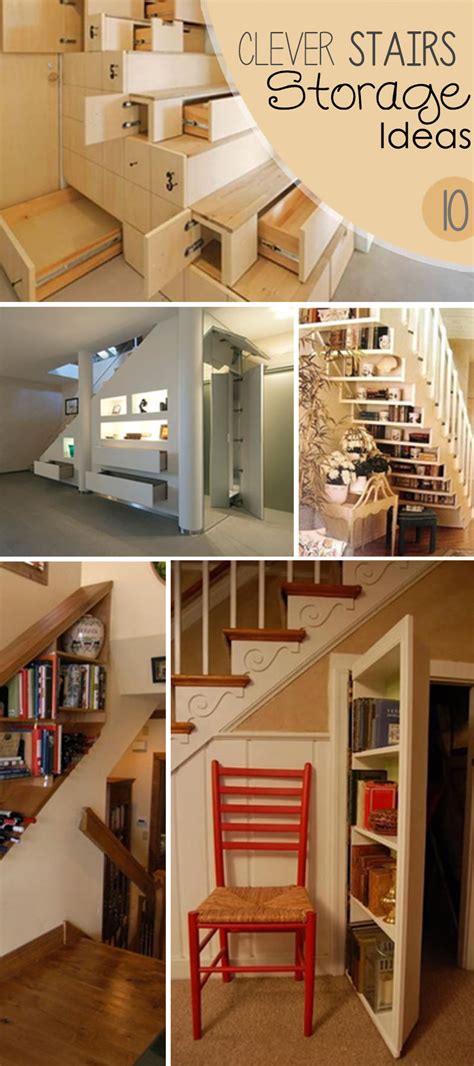 10 Clever Stairs Storage Ideas - Hative