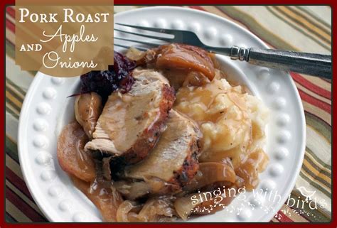 Pork Roast with Apples and Onions - Cheery Kitchen