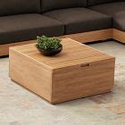 Volume Outdoor Square Storage Coffee Table (36") | West Elm